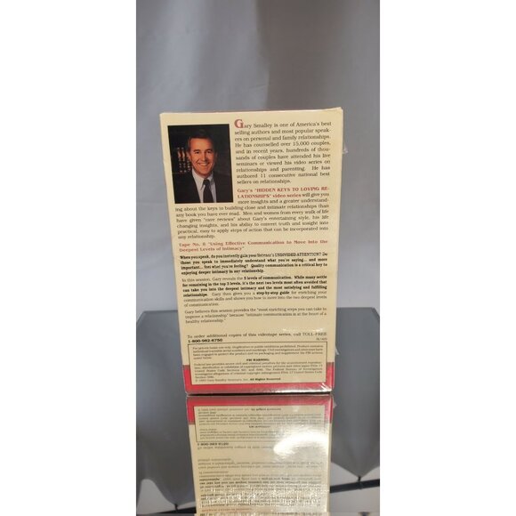 Hidden Keys To Loving Relationships VHS Tape Garry Smalley Series #8 - Picture 2 of 2